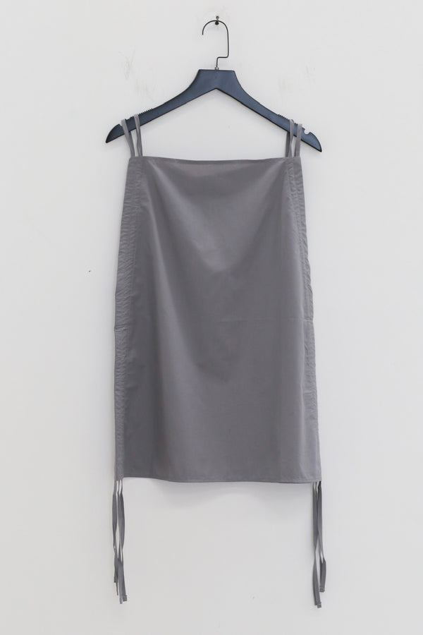 BASERANGE Fall/Winter 25 PICTORIAL STRAP TOP (Tank Top) BAS-TSPIS-PO-AU25-ZITI GREY